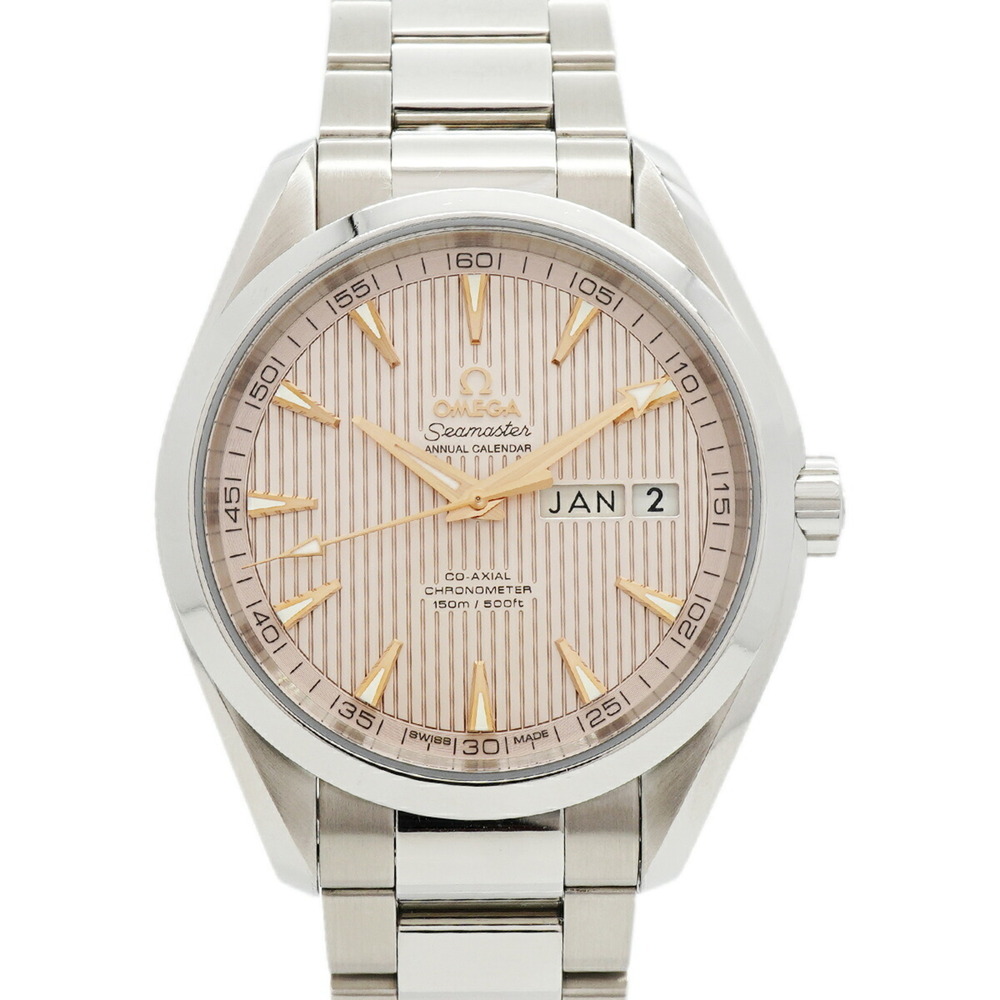 Omega Aqua Terra Annual Calendar 231.10.43.22.02.003 Silver Dial Men's Watch